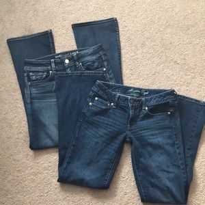 2 Pair American Eagle Women’s jeans size 6